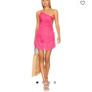 SNDYS Bella Dress in pink from revolve